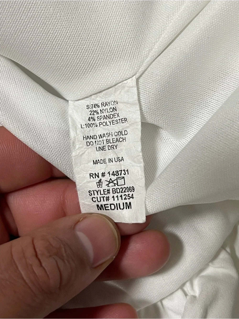 Hallelu Bubble Hem Mini White Dress - Picture 5 of 7